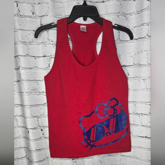 Zumba X Hello Kitty Red Tank Top Size Large - Picture 1 of 9